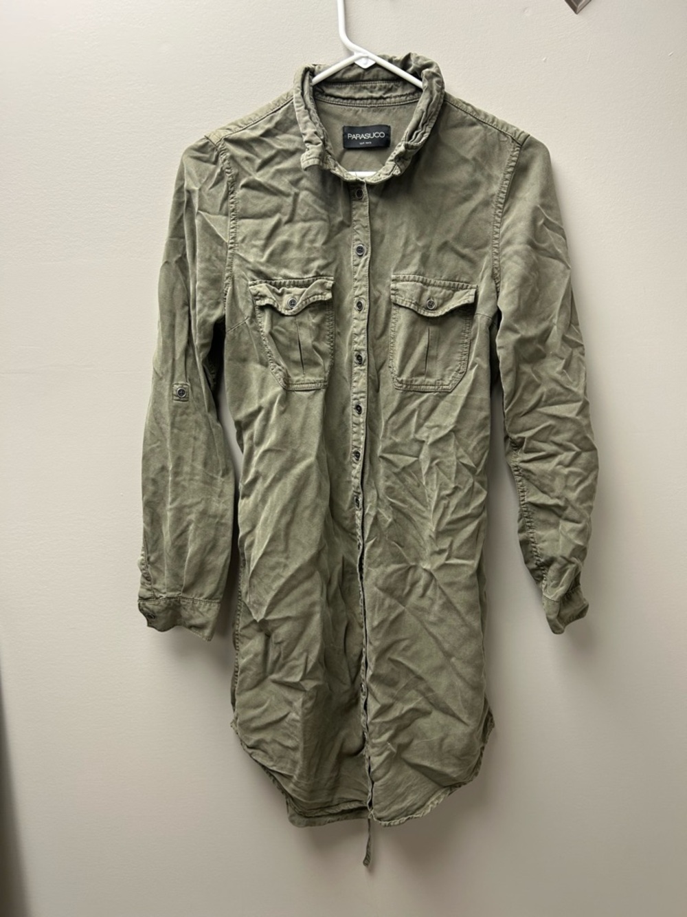Parasuco Women’s‎ Olive Green Button Down Dress